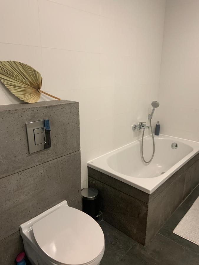 Apartament W Gdansku Brzeznie ,Blisko Plazy ,Darmowe Miejsce Parkingowe ,Taras Dış mekan fotoğraf