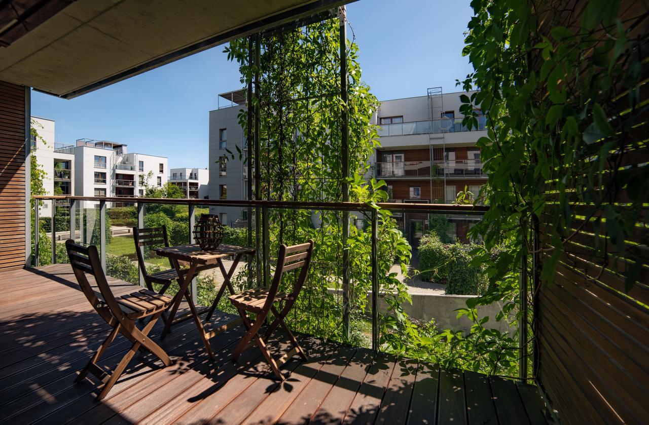 Apartament W Gdansku Brzeznie ,Blisko Plazy ,Darmowe Miejsce Parkingowe ,Taras Dış mekan fotoğraf