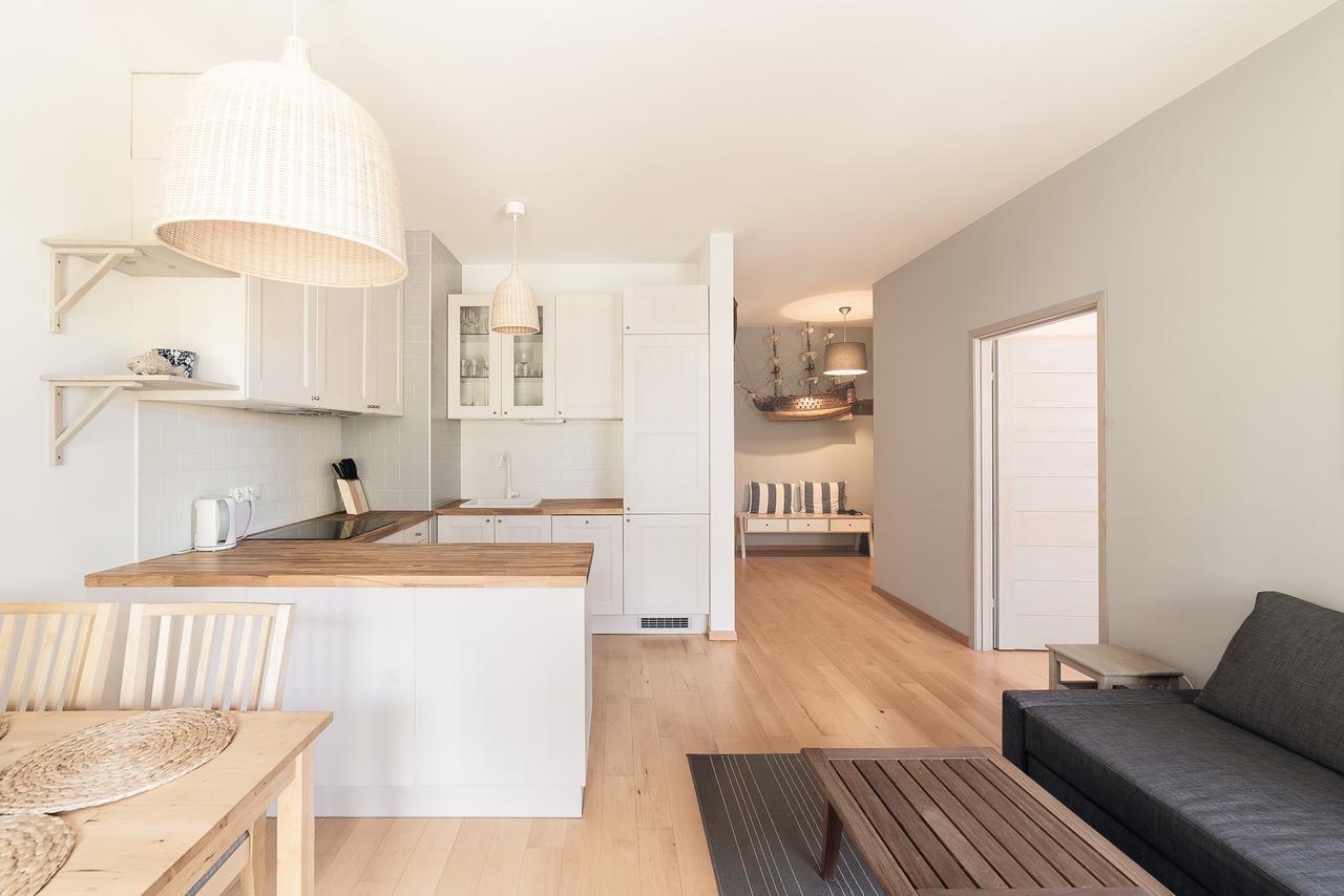 Apartament W Gdansku Brzeznie ,Blisko Plazy ,Darmowe Miejsce Parkingowe ,Taras Dış mekan fotoğraf