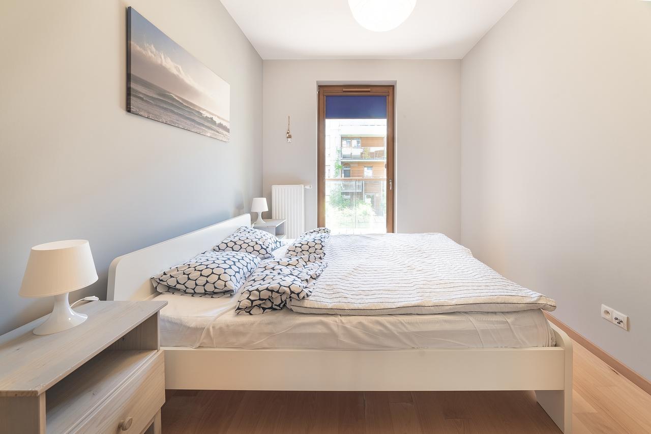 Apartament W Gdansku Brzeznie ,Blisko Plazy ,Darmowe Miejsce Parkingowe ,Taras Dış mekan fotoğraf